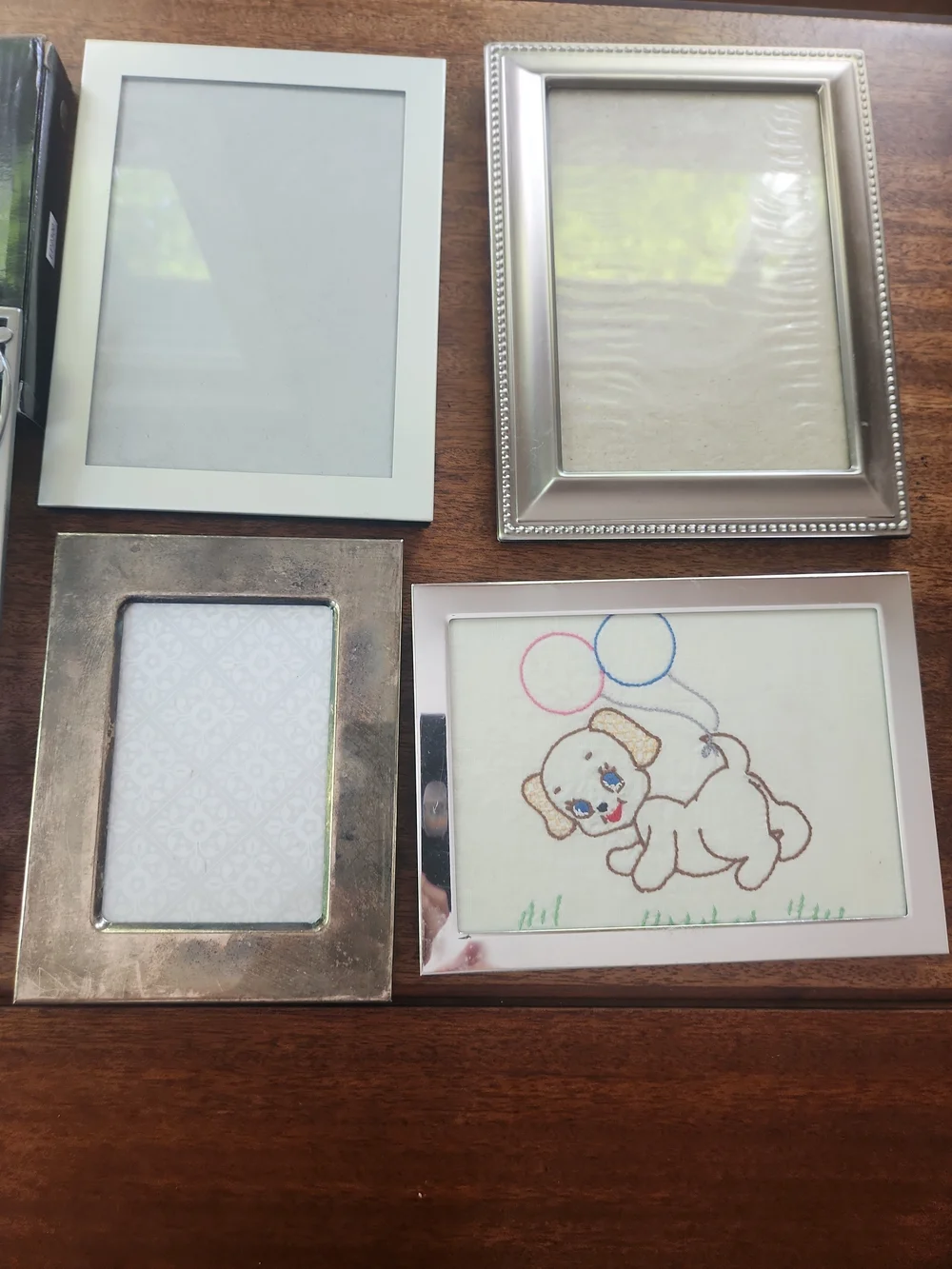 Decorative Floral Silver Photo Frame +4  OtherSilverPlated Frames
